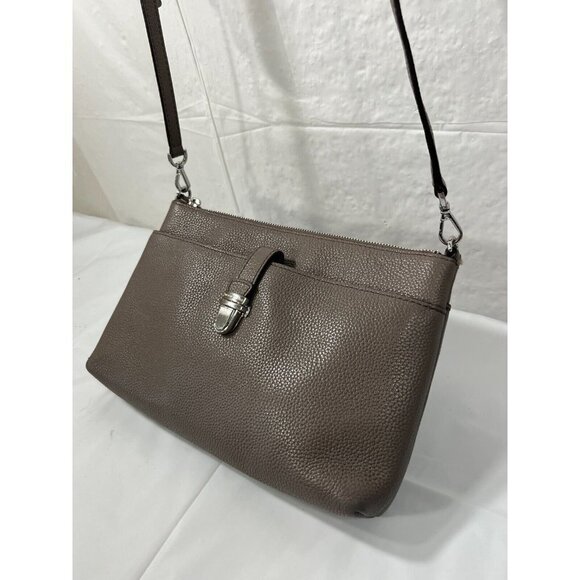 Michael Kors Mercer Large Snap Pocket Crossbody taupe - Picture 15 of 16